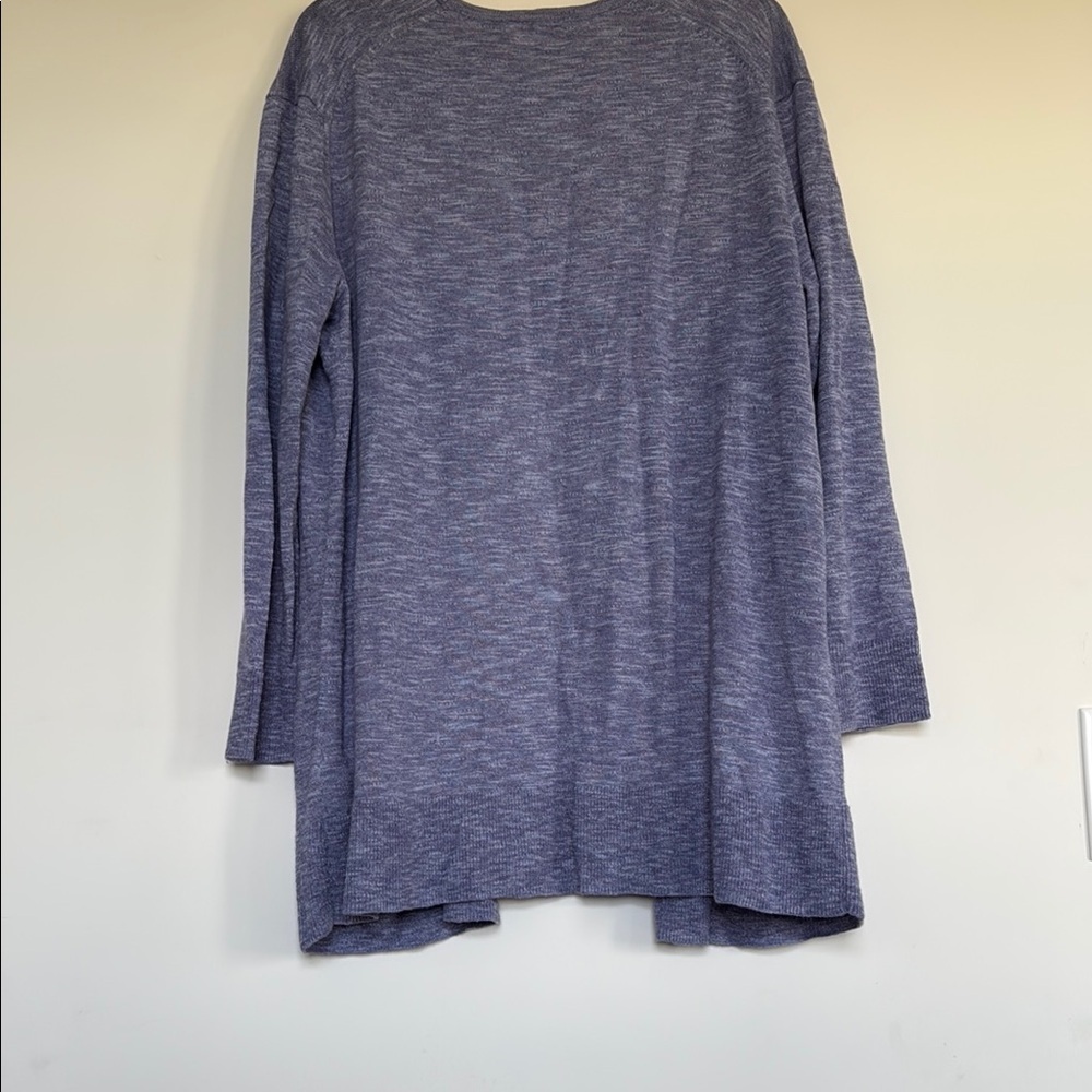 Madewell Women's Blue Open-Front Sweater - Picture 10 of 10